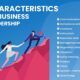 visual representation of effective leadership traits in business, highlighting qualities like integrity, empathy, and strategic thinking