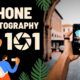 visual representation of an iPhone photography course, featuring the title 