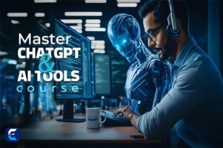 modern technology and human ingenuity combine in a course to learn ChatGPT and AI tools